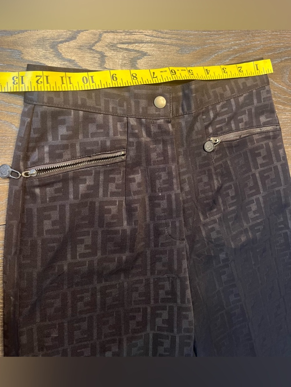 Vintage Fendi Monogram Highwasited Pants - Picture 8 of 9